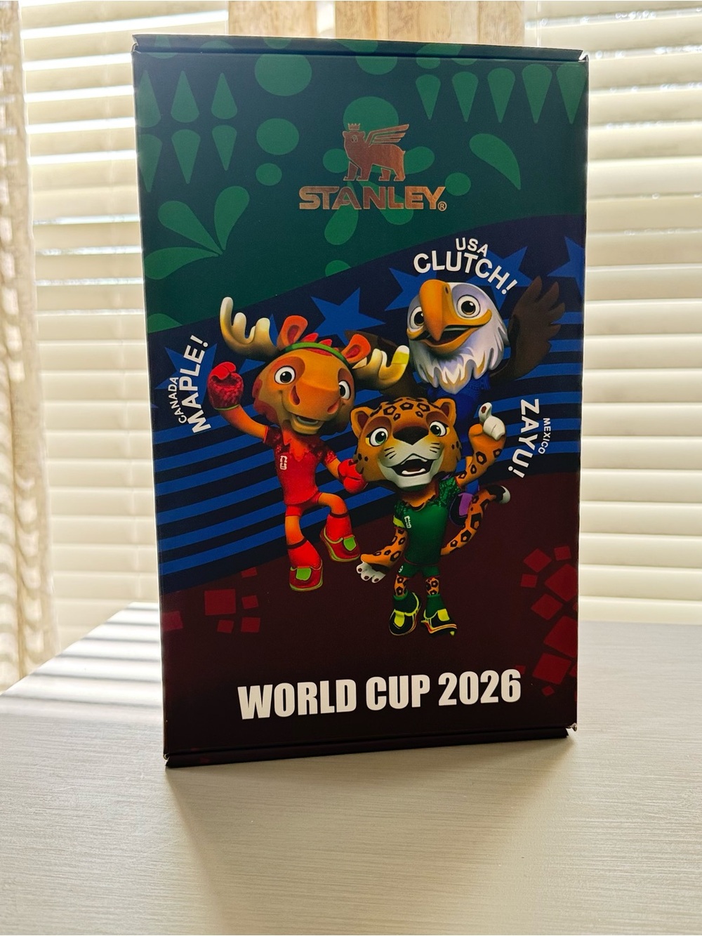 NEW Stanley FIFA World Cup 2026 40 oz Quencher Tumbler Collector Box Set Mascot